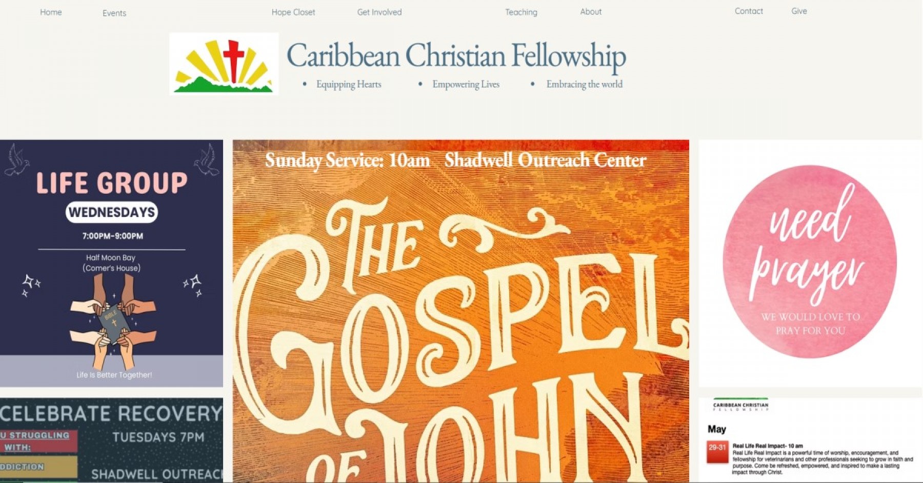 Dr. Job Ward Outreach Centre - Caribbean Christian Fellowship