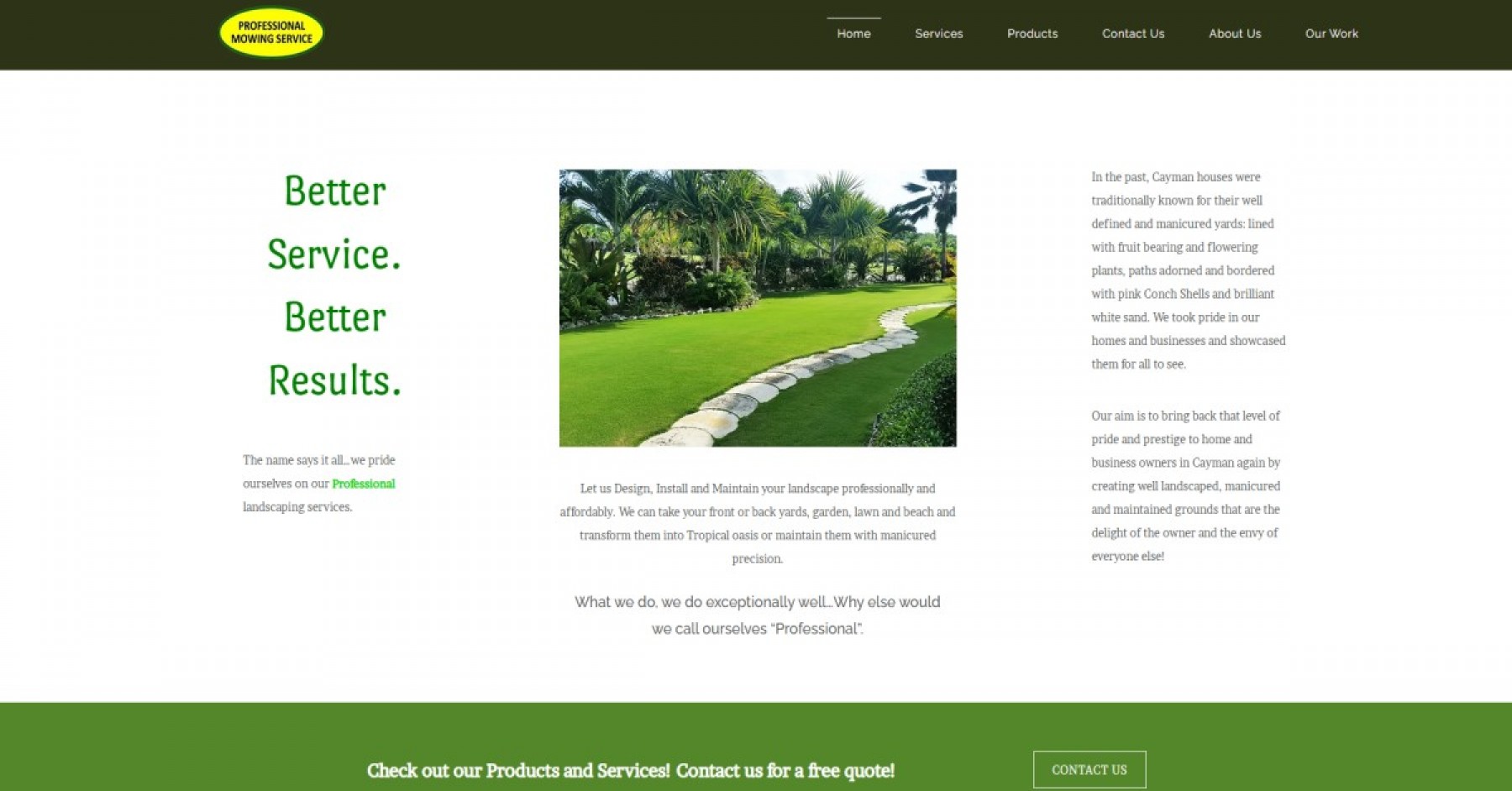 Professional Mowing Service