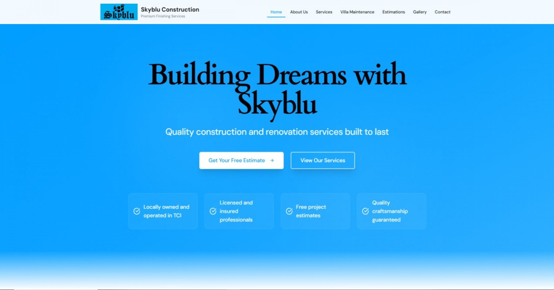 Skyblu Construction & Cleaning