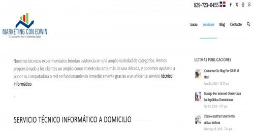 Marketing  con Edwin